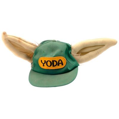 Lot # 834: LUCASFILM - Green Yoda Ears Hat