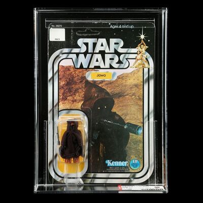 Lot # 850: STAR WARS TOYS - Howard Kazanjian Collection: Jawa SW12B AFA 60