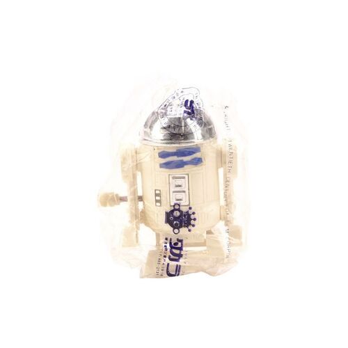 Lot # 852: STAR WARS TOYS - Takara Wind-Up Walking R2-D2 In Baggie