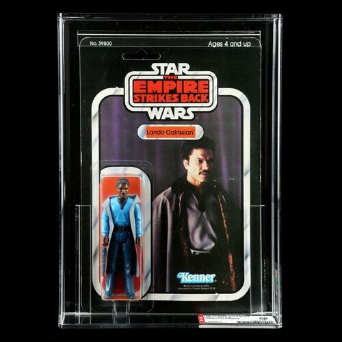 Lot # 861: STAR WARS TOYS - Howard Kazanjian Collection: Lando Calrissian ESB31B AFA 80