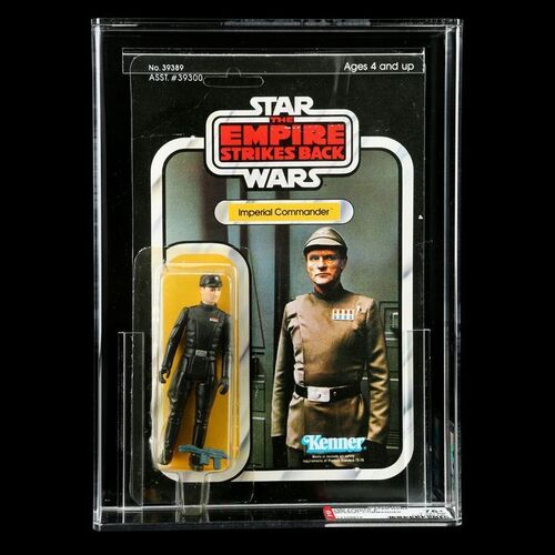 Lot # 867: STAR WARS TOYS - Howard Kazanjian Collection: Imperial Commander ESB41E AFA 75