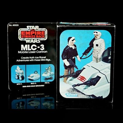 Lot # 872: STAR WARS TOYS - Howard Kazanjian Collection: MLC-3 Mobile Laser Cannon - Sealed