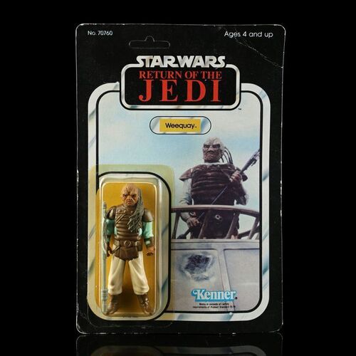 Lot # 875: STAR WARS TOYS - Howard Kazanjian Collection: Weequay ROTJ65A