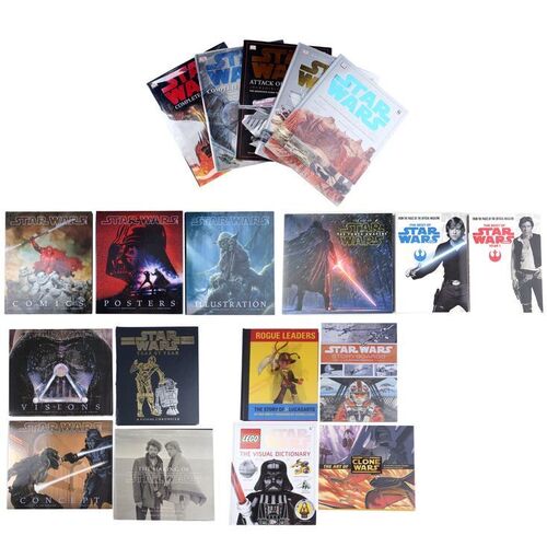 Lot # 895: STAR WARS - ALL ITEMS - J.W. Rinzler Collection: Star Wars Reference Book Collection
