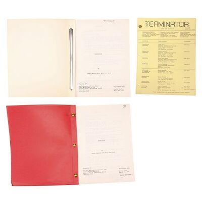 Lot # 922: TERMINATOR, THE (1984) - Fourth and Fifth Draft Scripts