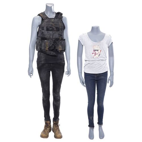 Lot # 936: TERMINATOR: DARK FATE (2019) - Grace's Final Fight Scene Costume & Dani's New Mexico Costume