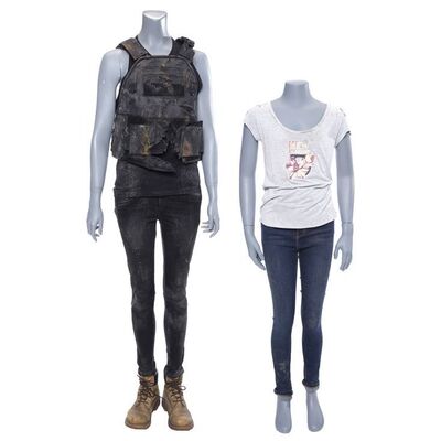 Lot # 936: TERMINATOR: DARK FATE (2019) - Grace's Final Fight Scene Costume & Dani's New Mexico Costume