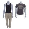 Lot # 937: TERMINATOR: DARK FATE (2019) - Young Sarah Connor's Ensemble with John Connor's Final Moments Shirt