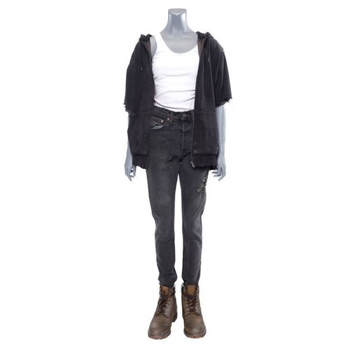 Lot # 942: TERMINATOR: DARK FATE (2019) - Grace's Hoodie Costume