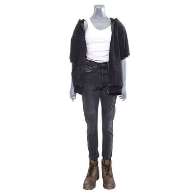 Lot # 942: TERMINATOR: DARK FATE (2019) - Grace's Hoodie Costume