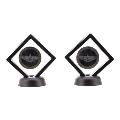 Lot # 953: TOP GUN: MAVERICK (2021) - Pair of Framed Challenge Coins