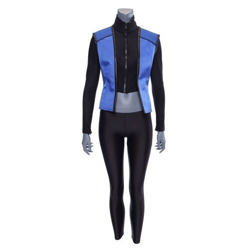 Lot # 970: ULTRAVIOLET (2006) - Violet's (Milla Jovovich) Arch Ministry Costume