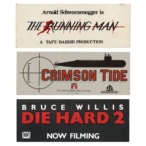 Lot # 982: VARIOUS PRODUCTIONS - Set of Three Parking Placards