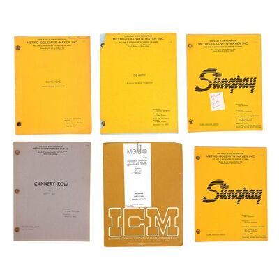 Lot # 985: VARIOUS PRODUCTIONS - Charles Lippincott Collection: Set of Five MGM Studio Copy Screenplays