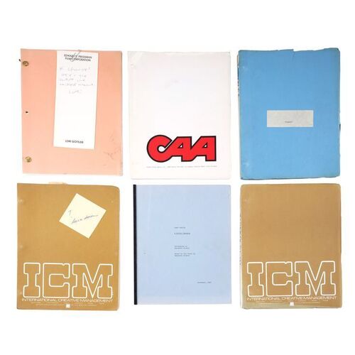 Lot # 988: VARIOUS PRODUCTIONS - Charles Lippincott Collection: Set of Six Studio Copy Screenplays