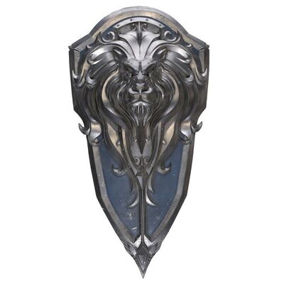 Lot # 1004: WARCRAFT (2016) - Alliance Knight Shield