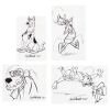 Lot # 4: Set of Four Hand-Drawn and Signed Iwao Takamoto George Jetson, Scooby-Doo, Muttley, and Tom and Jerry Sketches (Dated 2005-2006)