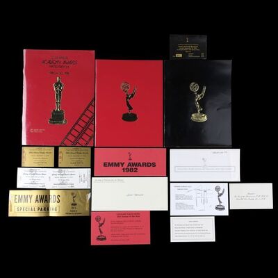 Lot # 84: Set of Three Academy Awards Booklets, Parking Passes, and Ticket Stubs