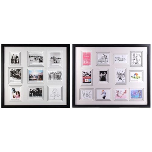 Lot # 93: Framed The Complete Mother and Other Iwao Sketches, and Framed Takamoto's Family in Manzanar Prints