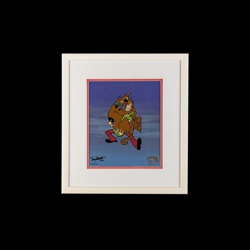 Lot # 95: Framed Scooby-Doo "Zoinks" Limited Edition Sericel