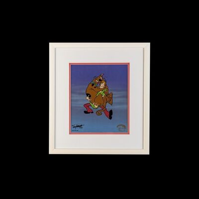 Lot # 95: Framed Scooby-Doo "Zoinks" Limited Edition Sericel
