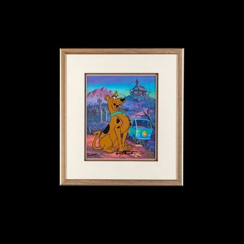 Lot # 105: Framed and Signed "Classic Scooby-Doo" Limited Edition Cel HC #1/20