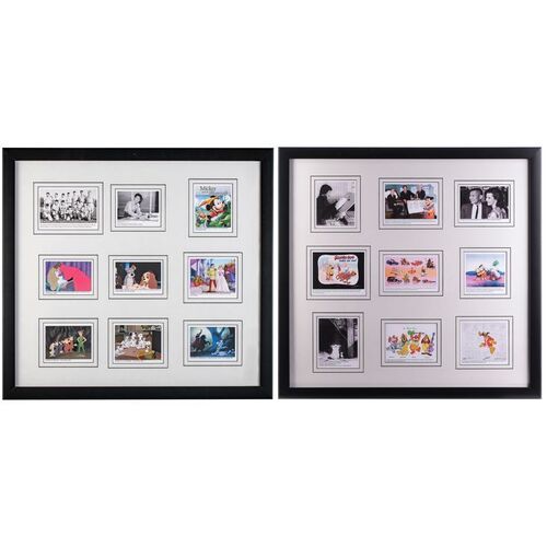Lot # 107: Framed Iwao Takamoto's Contribution to Disney and Hanna-Barbera Animated Features Prints