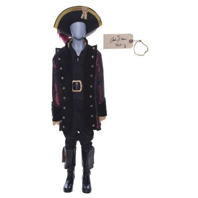 Lot #7: Nick Newman's (as played by Joshua Morrow) Captain Hook Halloween Costume with Signed Tag
