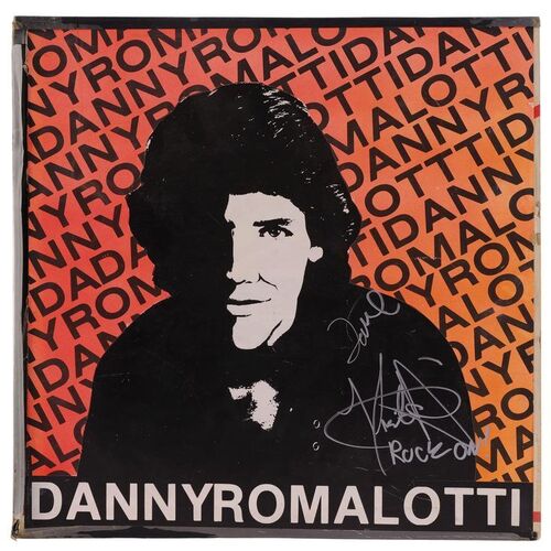 Lot #23: Danny Romalotti's (as played by Michael Damian) Signed Record Sleeve
