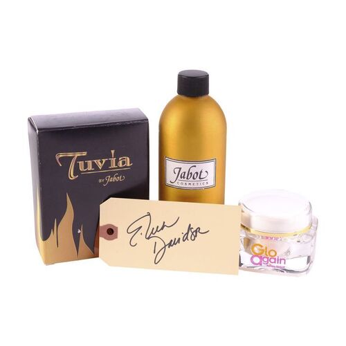 Lot #26: Set of Jabot Products with Eileen Davidson-Signed Tag
