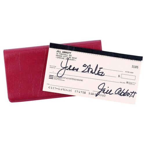 Lot #64: Jill Abbott's (as played by Jess Walton) Signed Checkbook