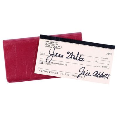 Lot #64: Jill Abbott's (as played by Jess Walton) Signed Checkbook
