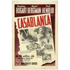 Lot # 1: CASABLANCA - One-Sheet (27" x 41"); Very Fine- on Linen