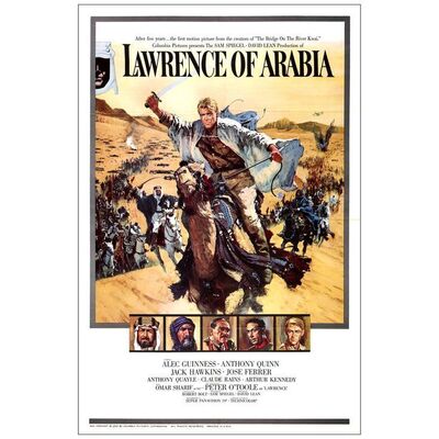 Lot # 3: LAWRENCE OF ARABIA - One-Sheet (27" x 41"); Roadshow Style A; Near Mint Folded