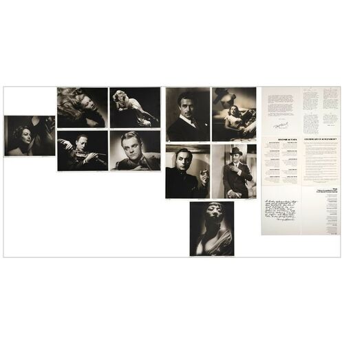 Lot # 37: HURRELL PHOTO PORTFOLIO III - Hand-Numbered Limited Edition Portfolio Photos (10) with Portfolio (Photos: 16" x 20" & Portfolio: 17.25" x 22") Autographed by George Hurrell; Near Mint