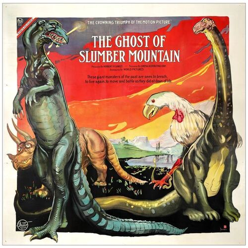Lot # 47: THE GHOST OF SLUMBER MOUNTAIN - Six Sheet (81" x 81"); Very Good+ on Linen