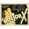 Lot # 48: DOCTOR X - Title Lobby Card (11" x 14"); Very Good- on Paper