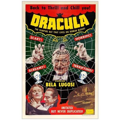 Lot # 52: DRACULA - One-Sheet (27" x 41"); Fine+ on Linen