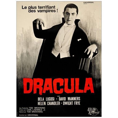 Lot # 71: DRACULA - French Grande (46" x 63"); Very Fine on Linen