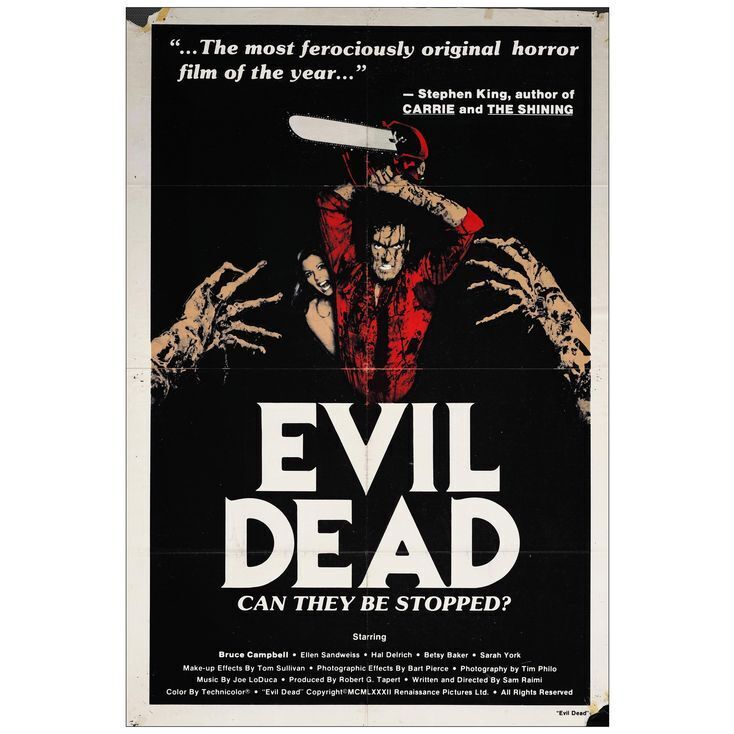 The Evil Dead Movie Poster 1983 1 Sheet (27x41)