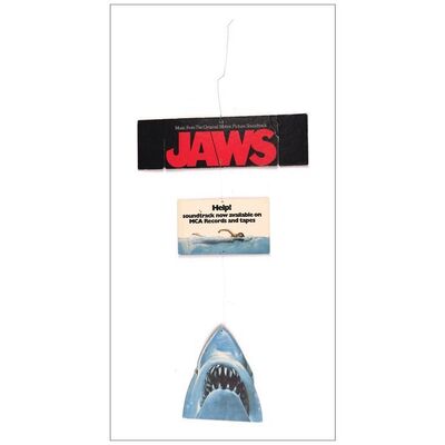 Lot # 83: JAWS - Record Store Mobile (11" x 18.5"); Fine+