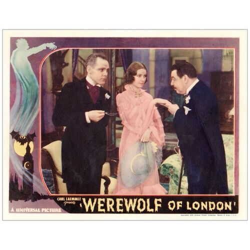 Lot # 107: WEREWOLF OF LONDON - Lobby Card (11" x 14"); Fine- on Paper