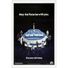 Lot # 113: STAR WARS: EPISODE IV - A NEW HOPE - One-Sheet (27" x 41"); First Anniversary Birthday Cake Style; Very Fine Rolled