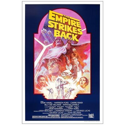 Lot # 135: STAR WARS: EPISODE V - THE EMPIRE STRIKES BACK - One-Sheet (27" x 41"); Studio Style; Mint Rolled