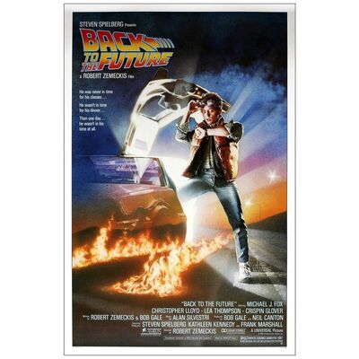 Lot # 172: BACK TO THE FUTURE - One-Sheet (27" x 41"); Mint Rolled