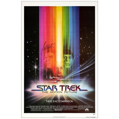 Lot # 209: STAR TREK: THE MOTION PICTURE - One-Sheet (27" x 41") Autographed by William Shatner; Near Mint Rolled