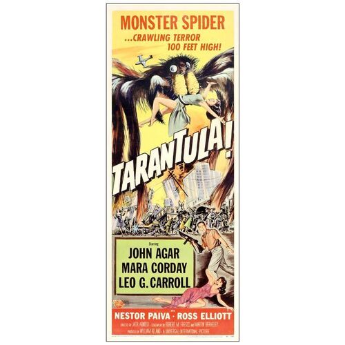 Lot # 211: TARANTULA - Insert (14" x 36"); Very Fine on Paper