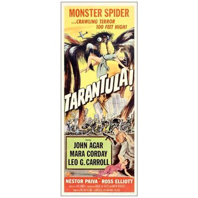 Lot # 211: TARANTULA - Insert (14" x 36"); Very Fine on Paper