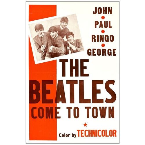 Lot # 226: THE BEATLES COME TO TOWN - One-Sheet (27" x 41"); Near Mint Folded