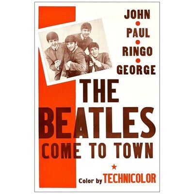 Lot # 226: THE BEATLES COME TO TOWN - One-Sheet (27" x 41"); Near Mint Folded